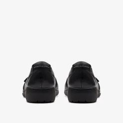 Clarks Carleigh Eliza Black Leather New