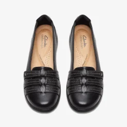 Clarks Carleigh Eliza Black Leather New