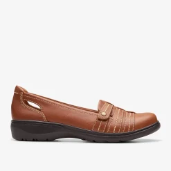 Clarks Carleigh Eliza Tan Leather Shop