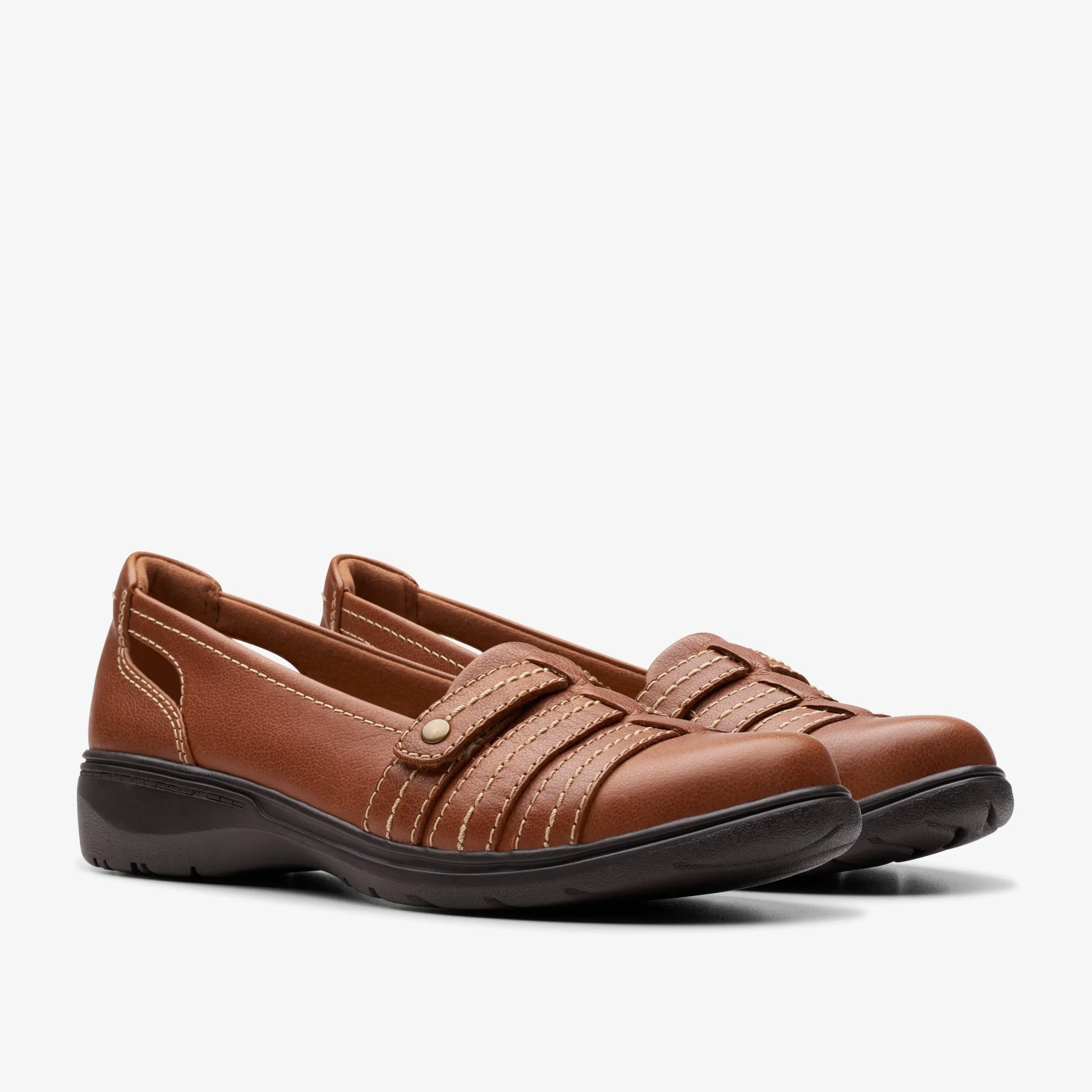 Clarks Carleigh Eliza Tan Leather Shop