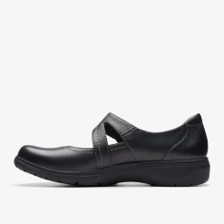 Clarks Carleigh Jane Black Leather New