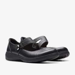 Clarks Carleigh Jane Black Leather New