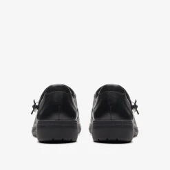 Clarks Carleigh Jane Black Leather New