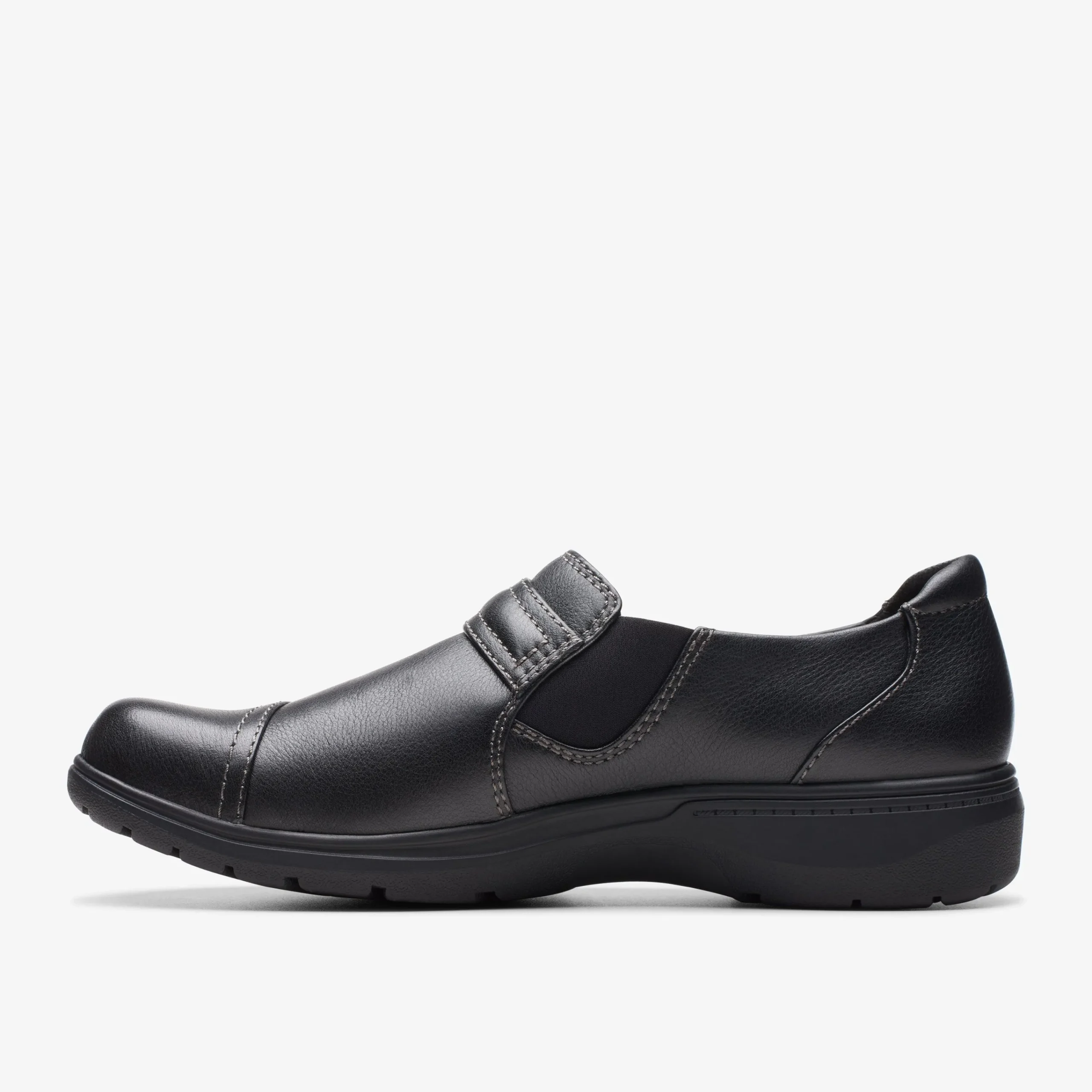 Clarks Carleigh Pearl Black Leather Cheap