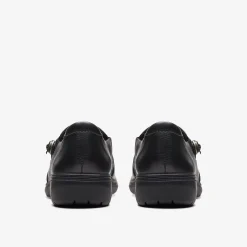 Clarks Carleigh Pearl Black Leather Cheap