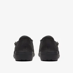Clarks Carleigh Pearl Black Nubuck Fashion