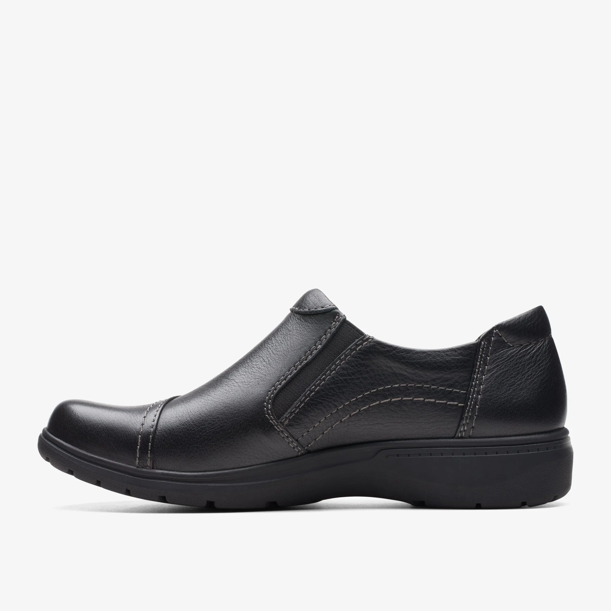 Clarks Carleigh Ray Black Leather Discount