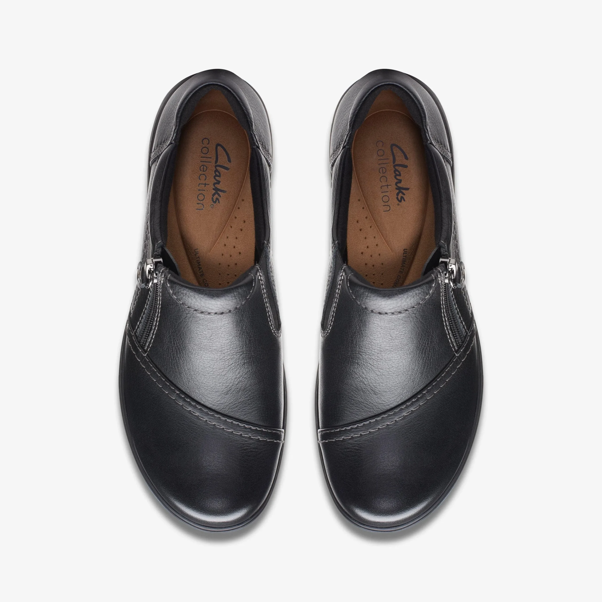 Clarks Carleigh Ray Black Leather Discount