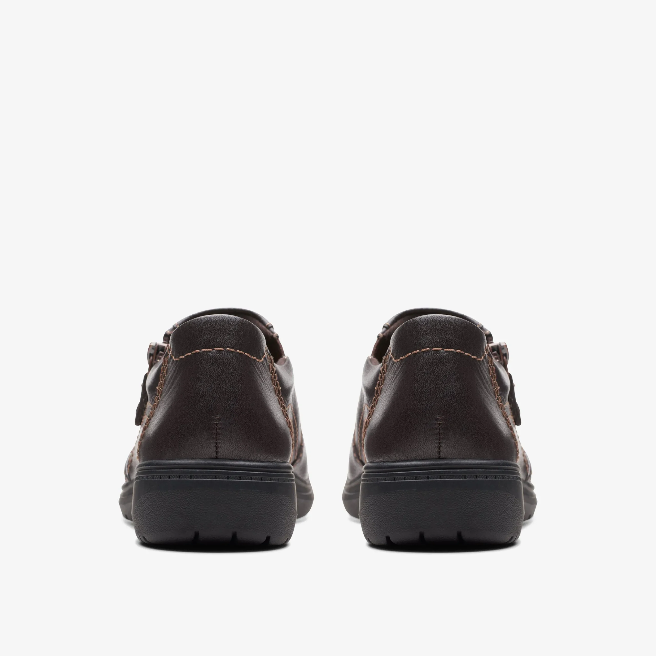 Clarks Carleigh Ray Dark Brown Leather New