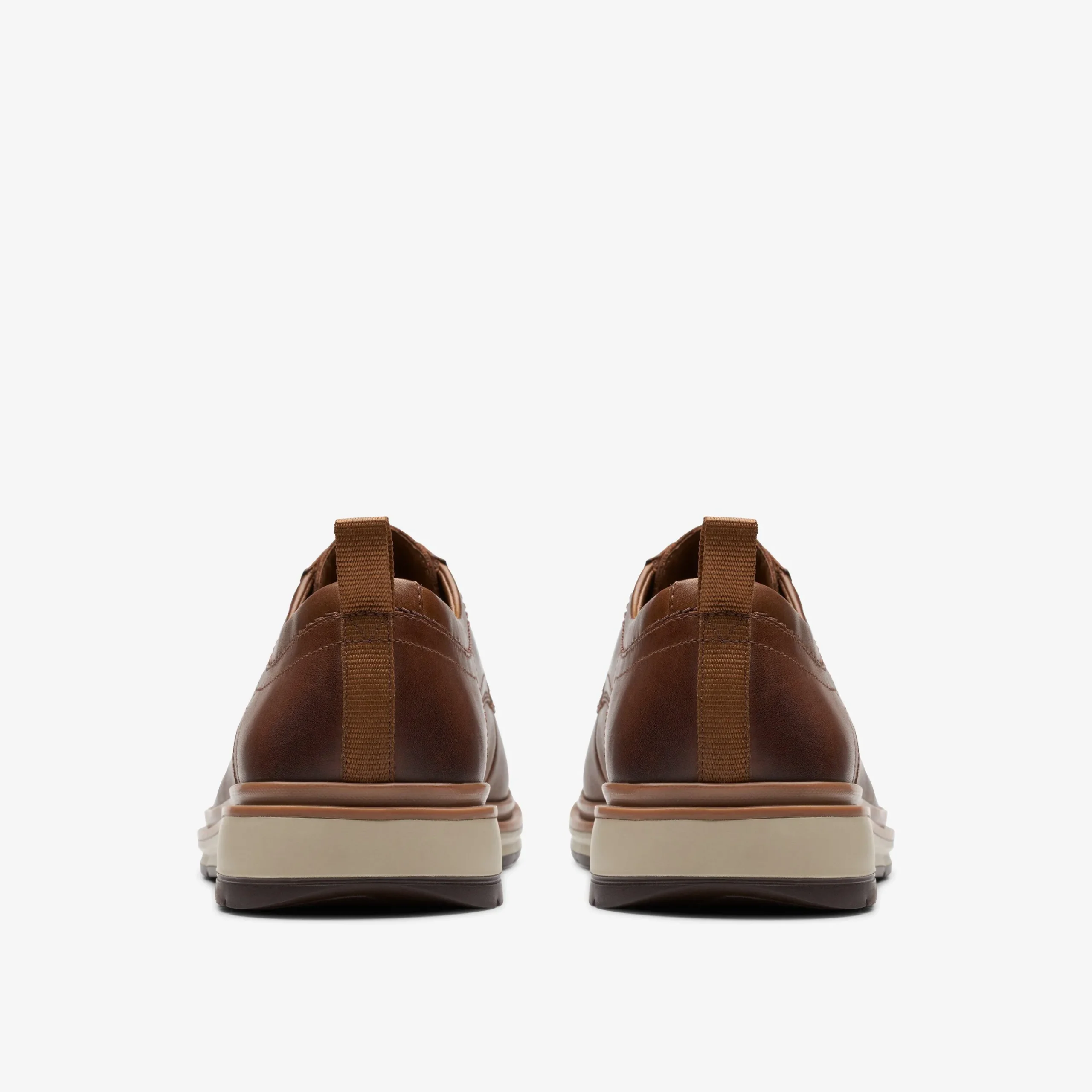 Clarks Chantry Lo Dark Tan Leather Cheap