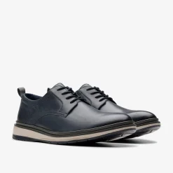 Clarks Chantry Lo Navy Leather Online