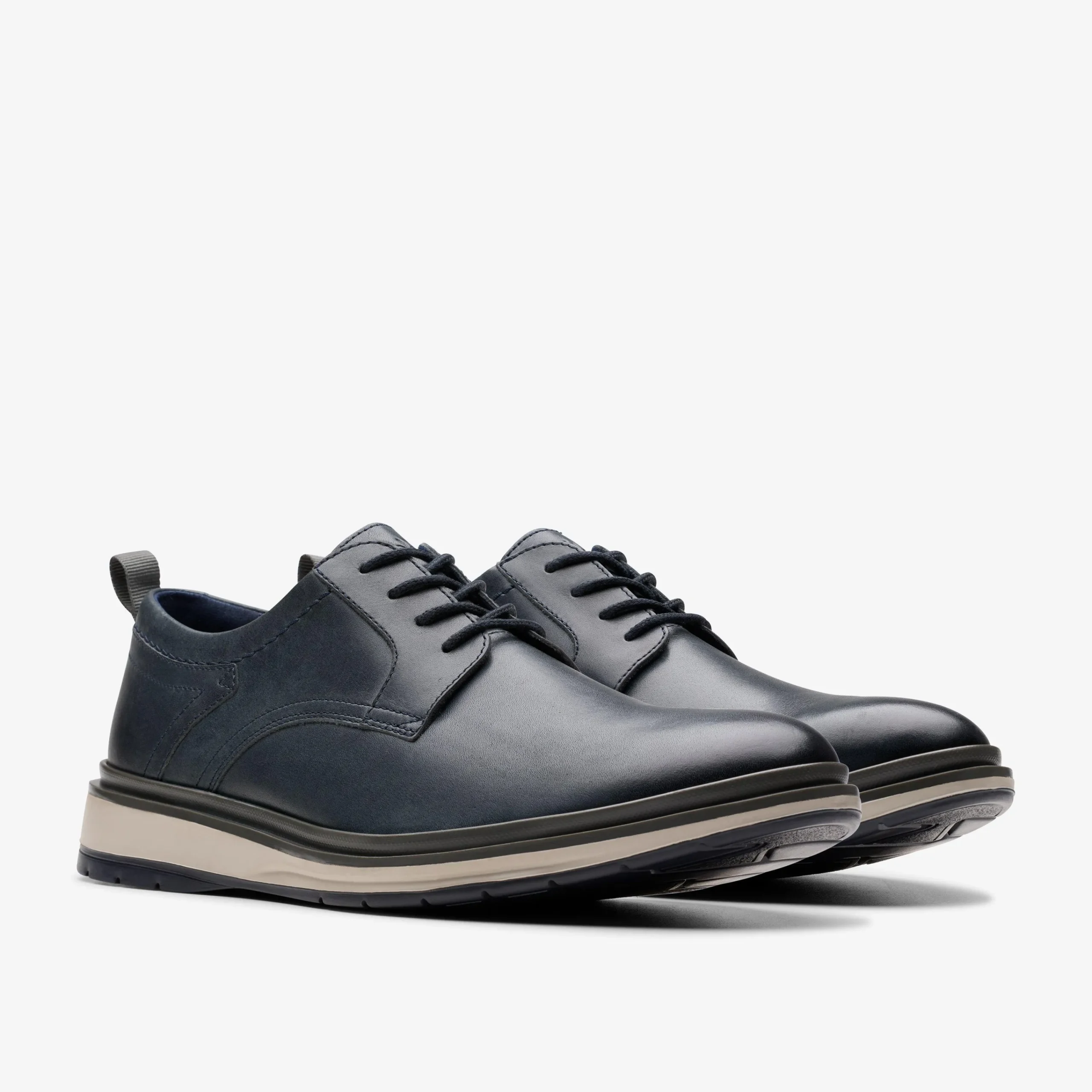 Clarks Chantry Lo Navy Leather Online