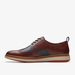 Clarks Chantry Wing British Tan Combination New
