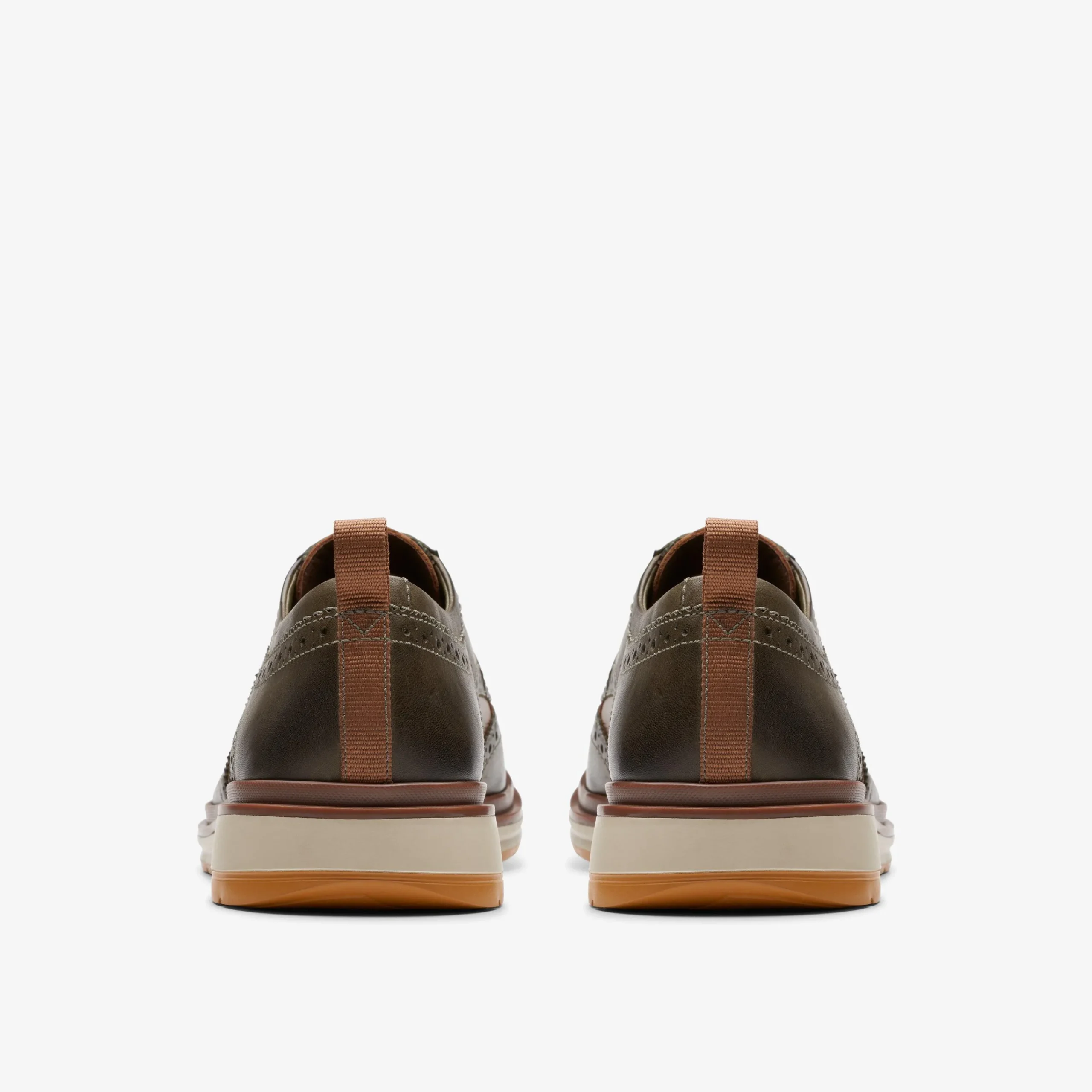 Clarks Chantry Wing Dark Olive Combination Cheap