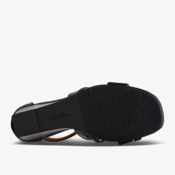 Clarks Cielo Charm Black Leather Sale