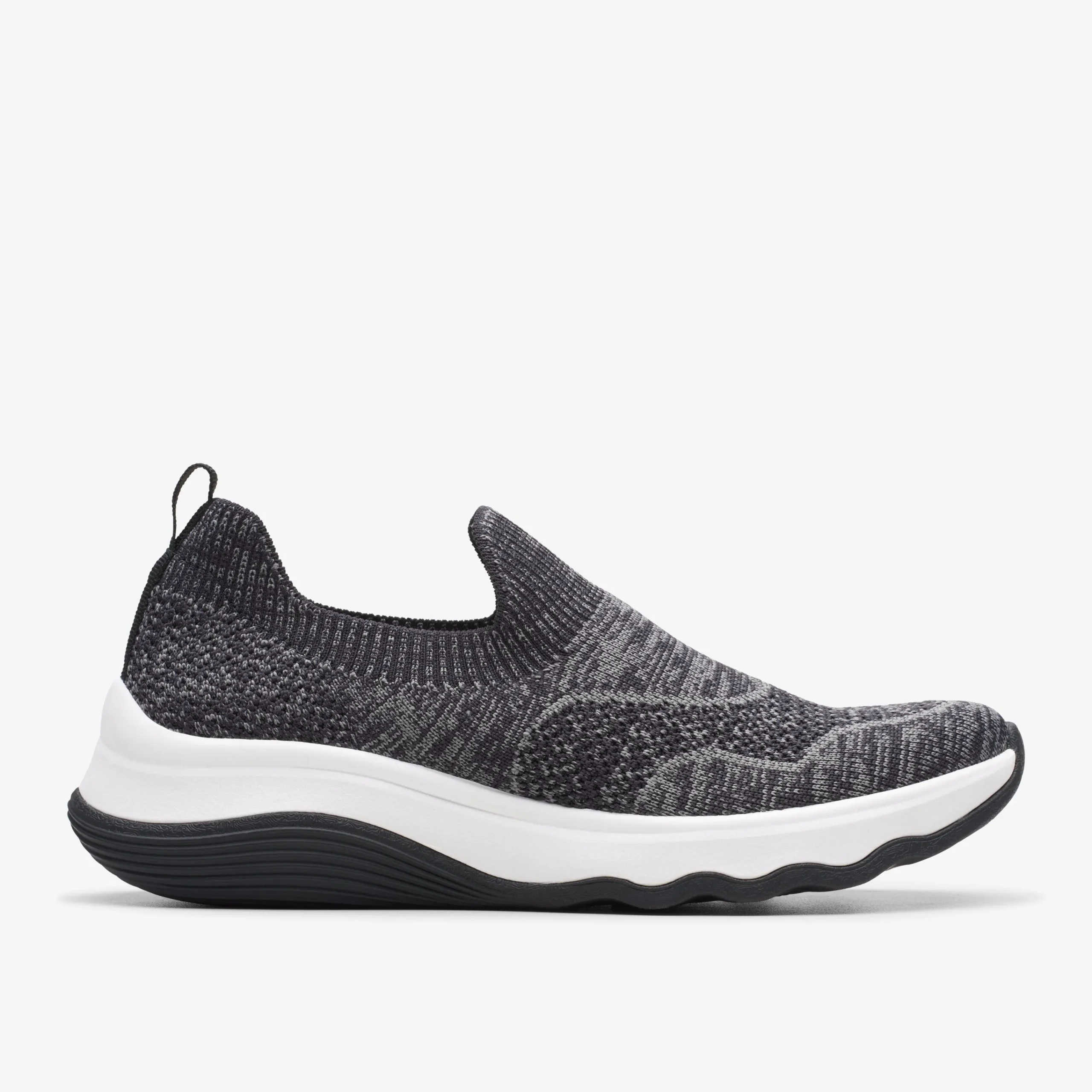 Clarks Circuit Path Black Knit Hot