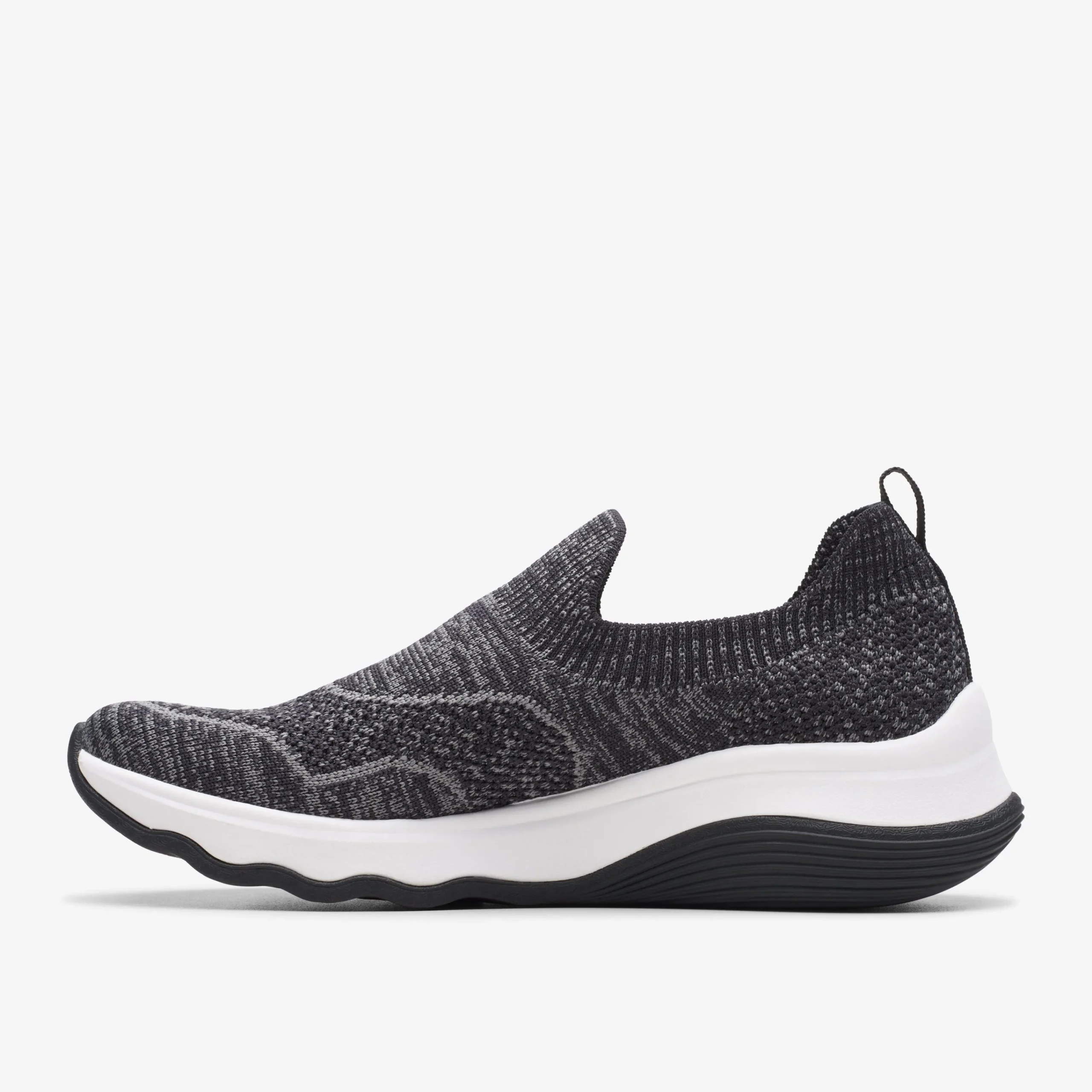 Clarks Circuit Path Black Knit Hot