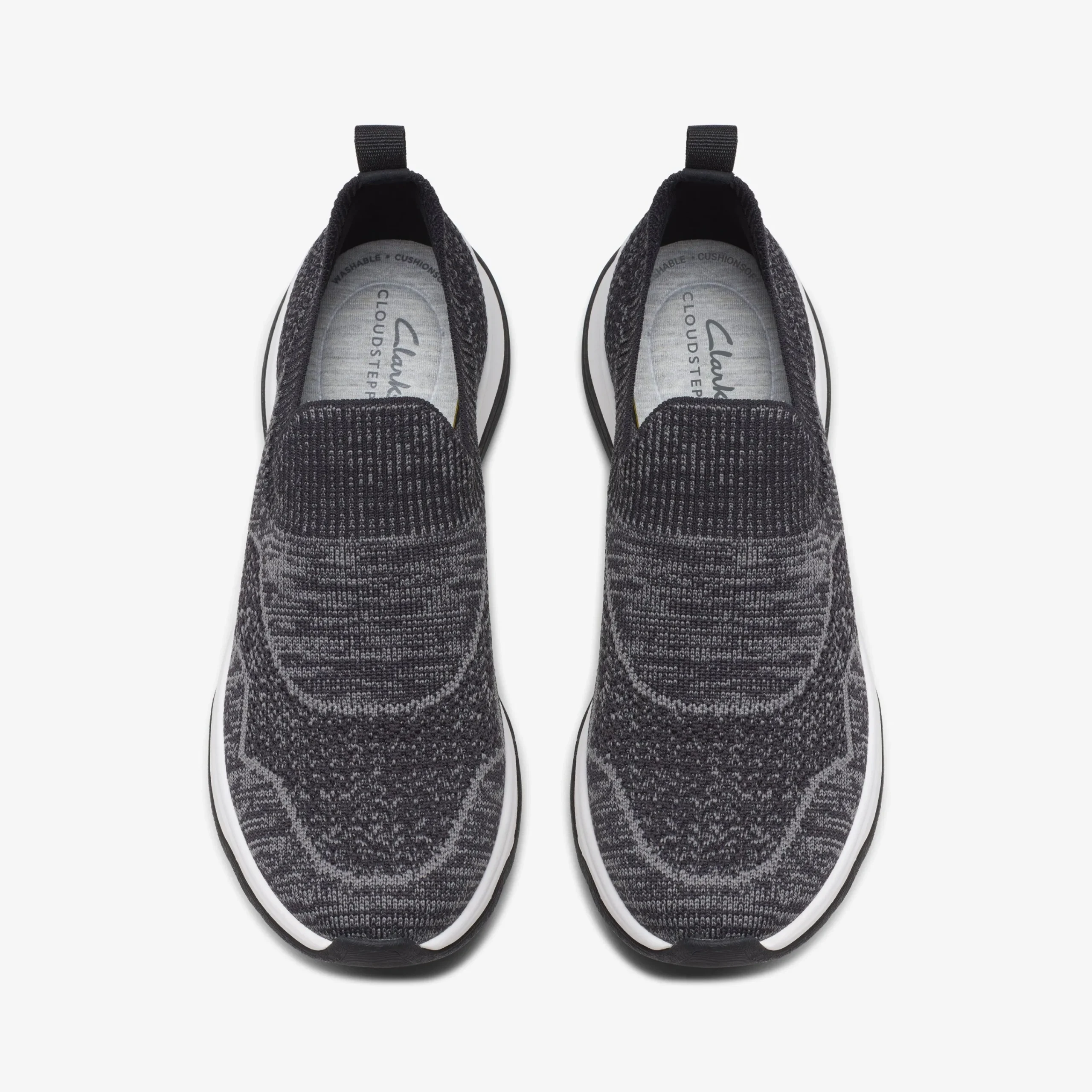 Clarks Circuit Path Black Knit Hot