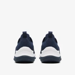 Clarks Circuit Path Navy Knit Clearance