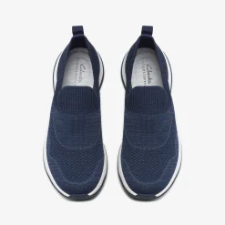 Clarks Circuit Path Navy Knit Clearance