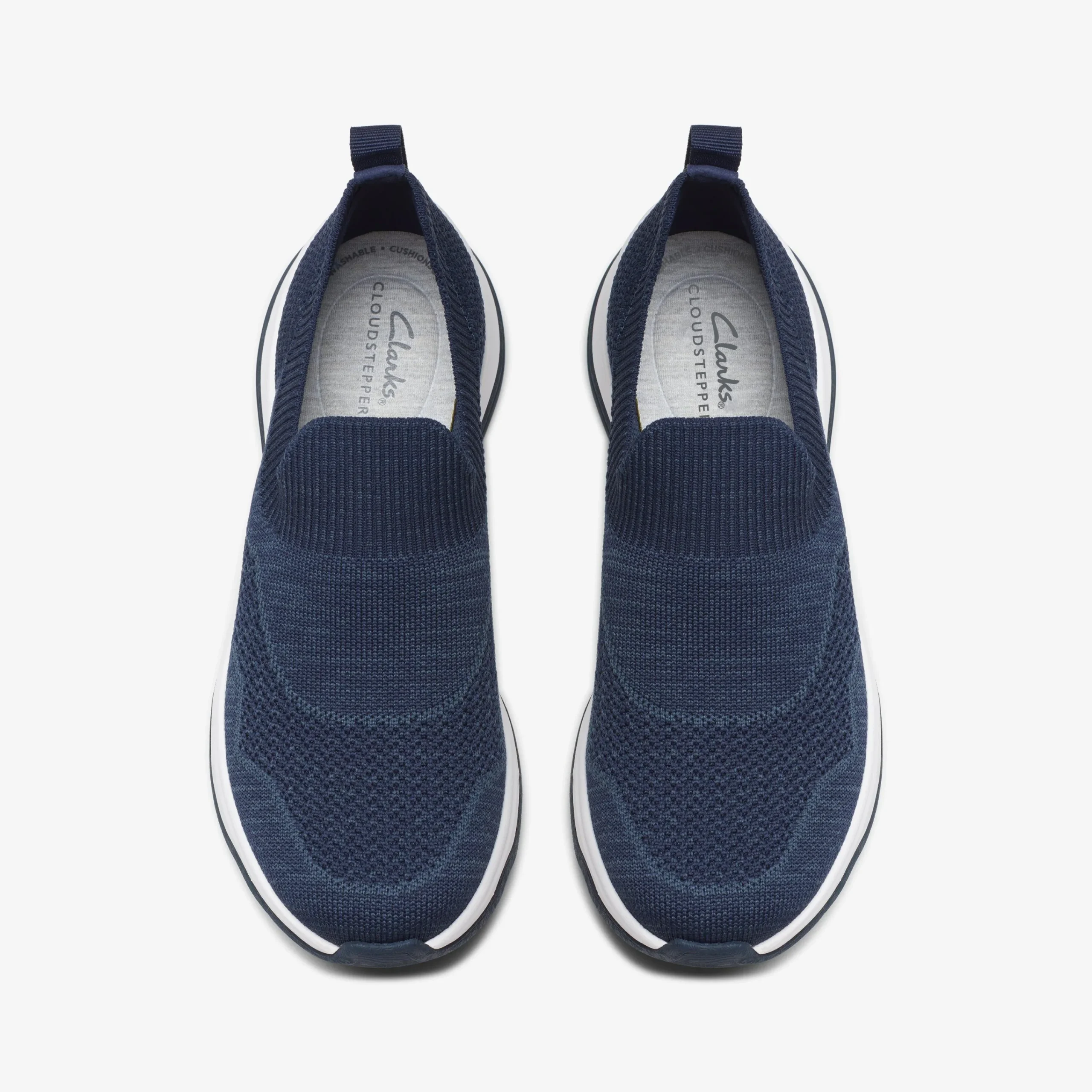 Clarks Circuit Path Navy Knit Clearance