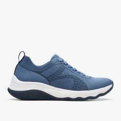 Clarks Circuit Tie Denim Blue Knit Discount