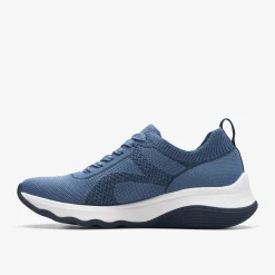 Clarks Circuit Tie Denim Blue Knit Discount