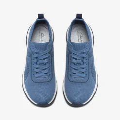 Clarks Circuit Tie Denim Blue Knit Discount