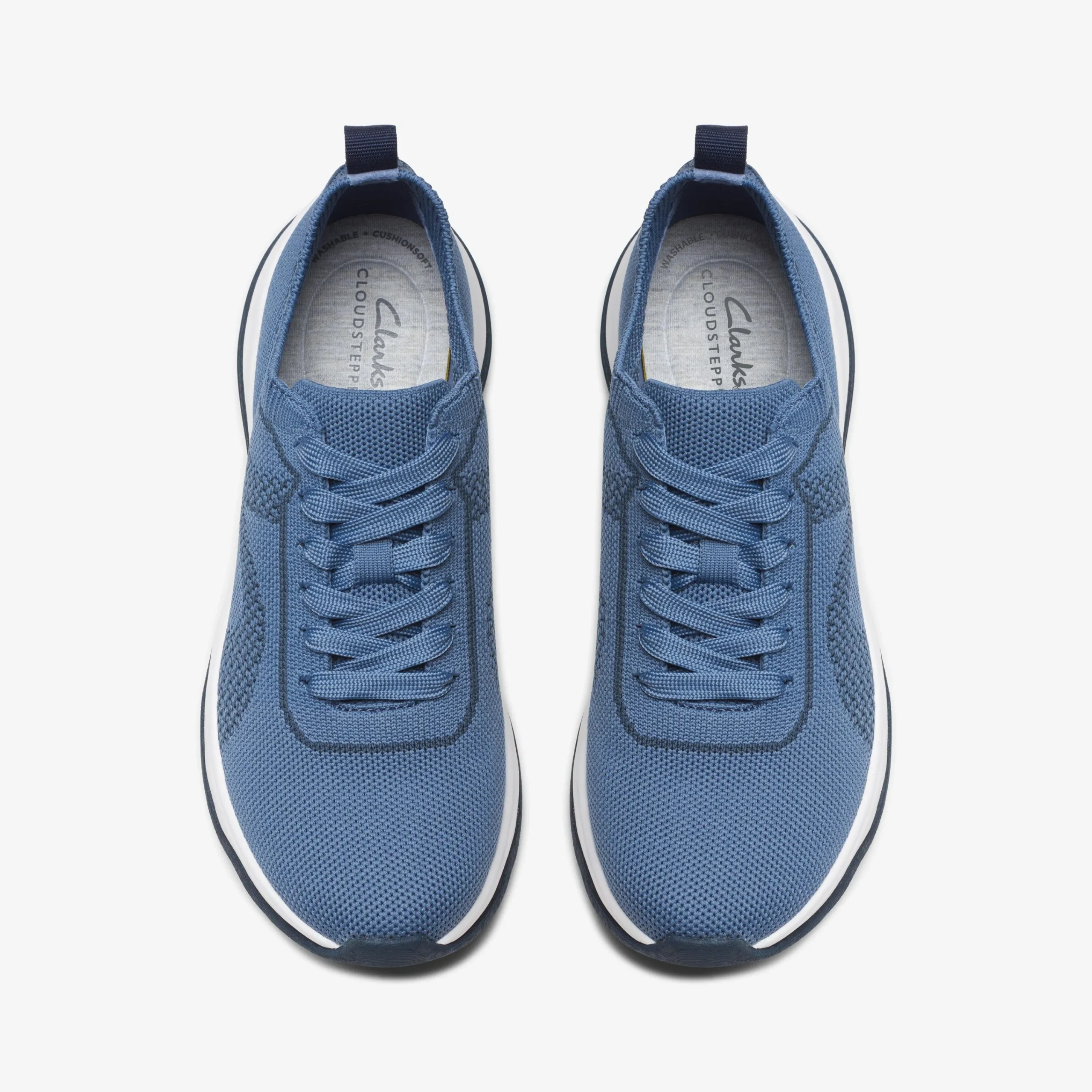 Clarks Circuit Tie Denim Blue Knit Discount