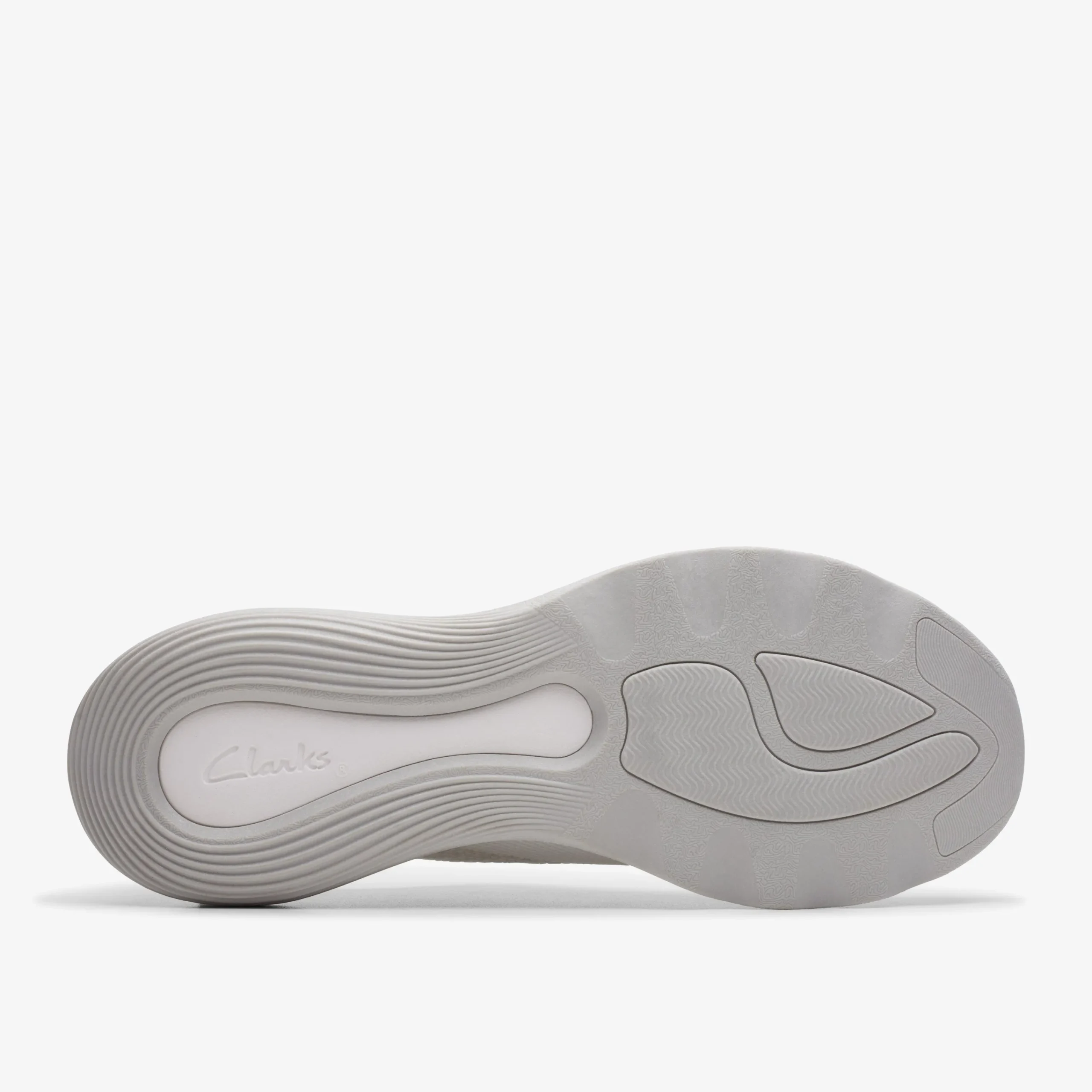 Clarks Circuit Tie White Knit Clearance