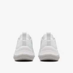 Clarks Circuit Tie White Knit Clearance