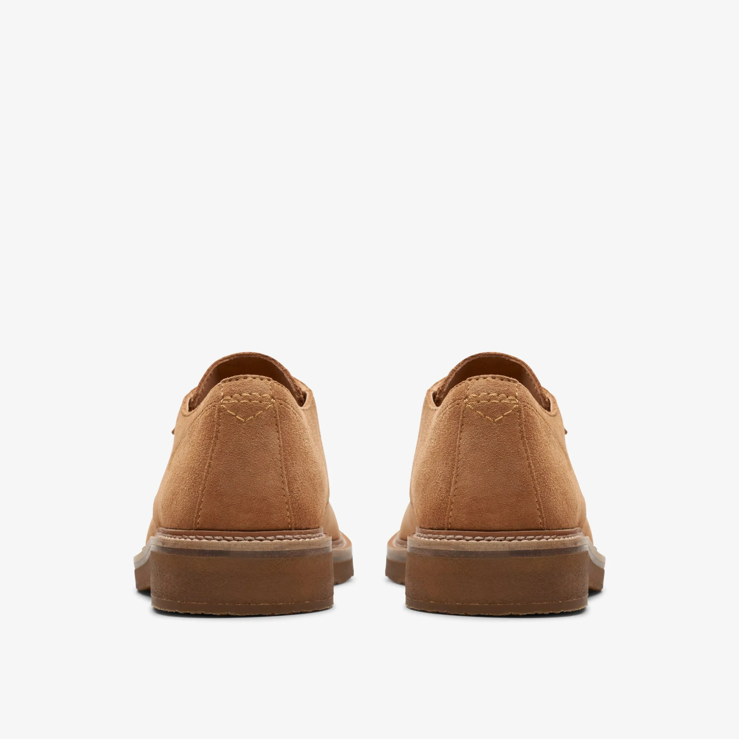 Clarks Clarkdale Derby Light Tan Suede New