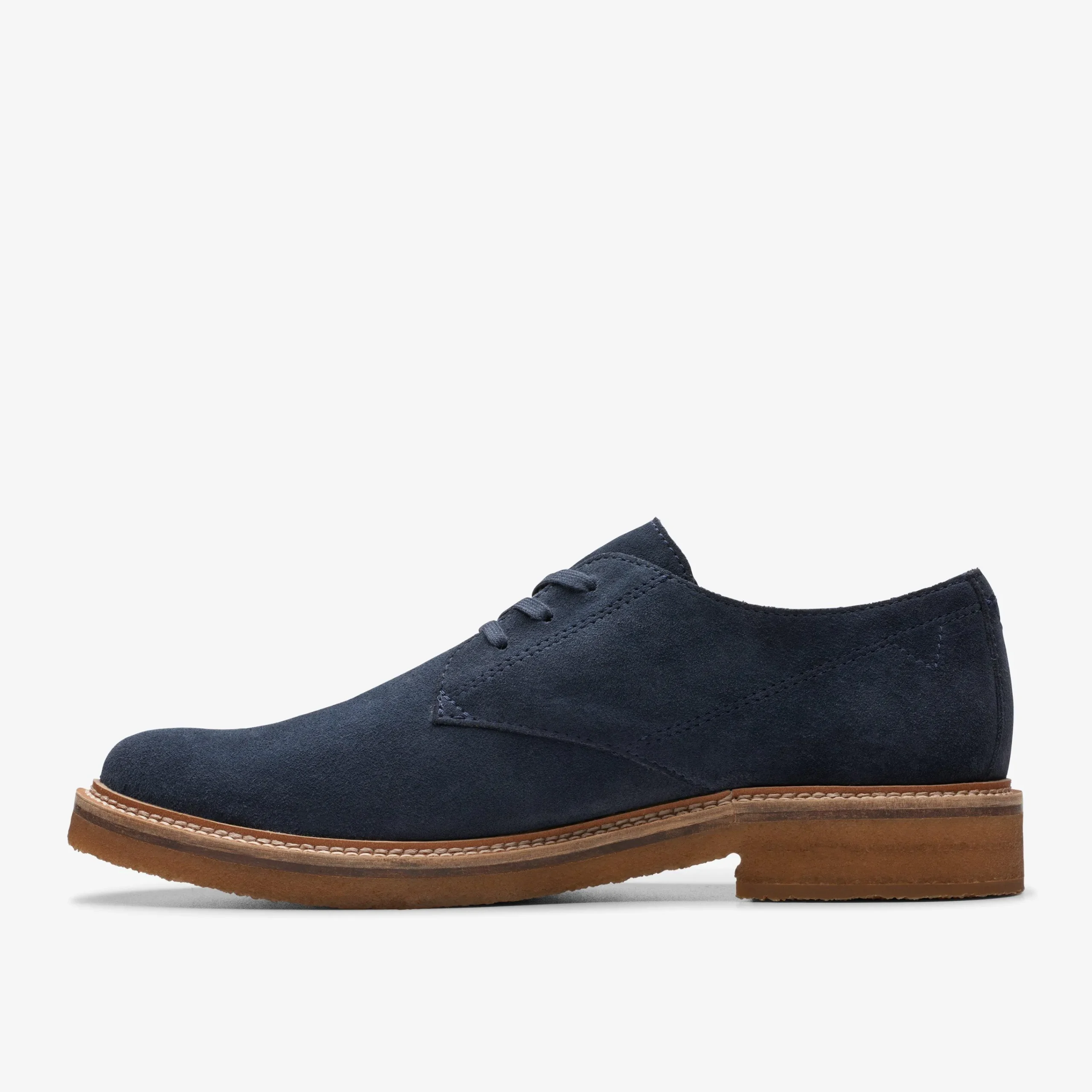 Clarks Clarkdale Derby Navy Suede Shop