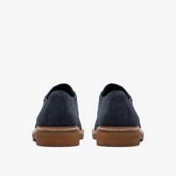 Clarks Clarkdale Derby Navy Suede Shop