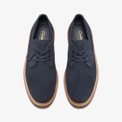 Clarks Clarkdale Derby Navy Suede Shop