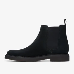 Clarks Clarkdale Easy Black Suede Discount
