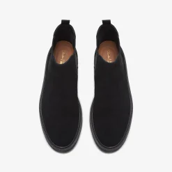 Clarks Clarkdale Easy Black Suede Discount