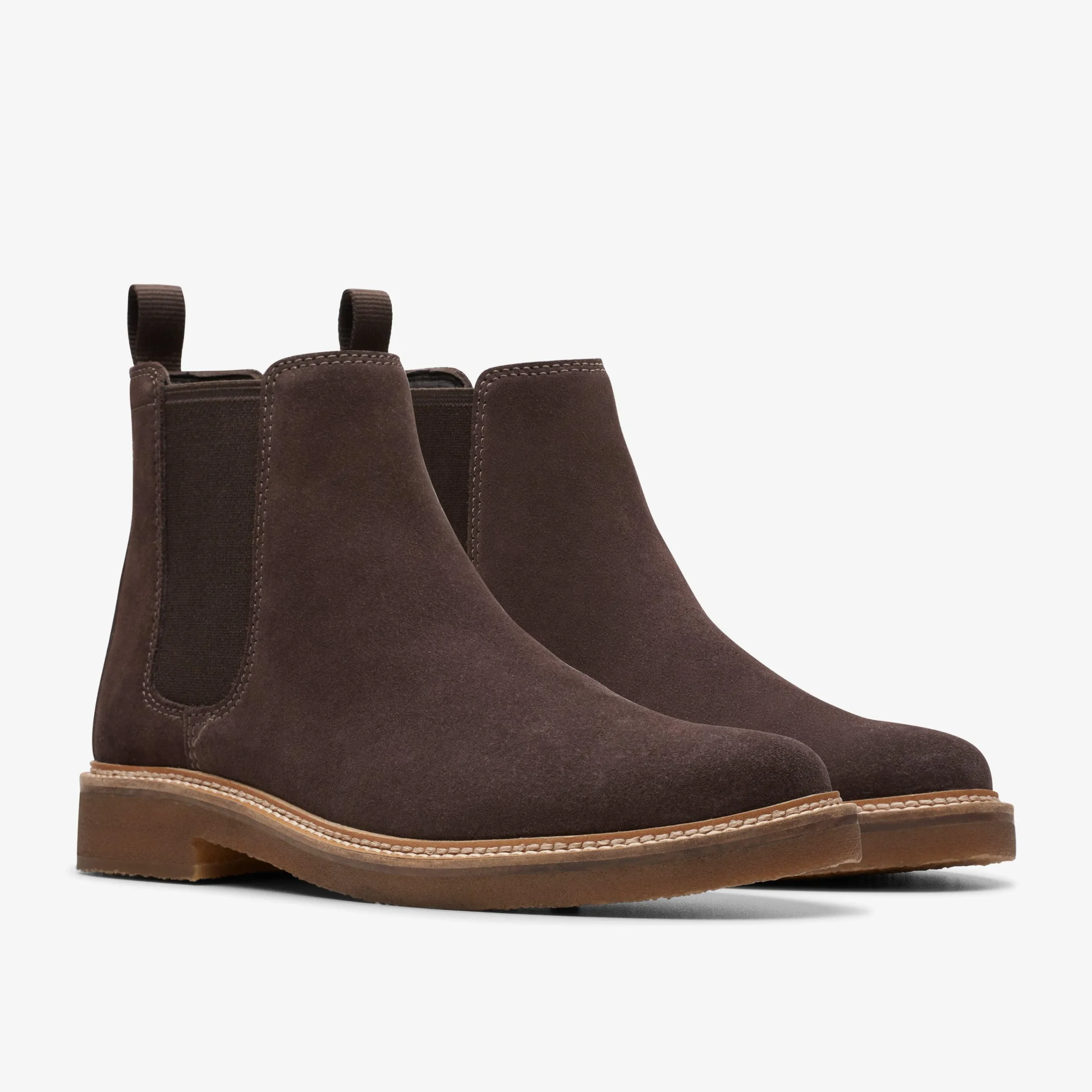 Clarks Clarkdale Easy Dark Brown Suede Flash Sale