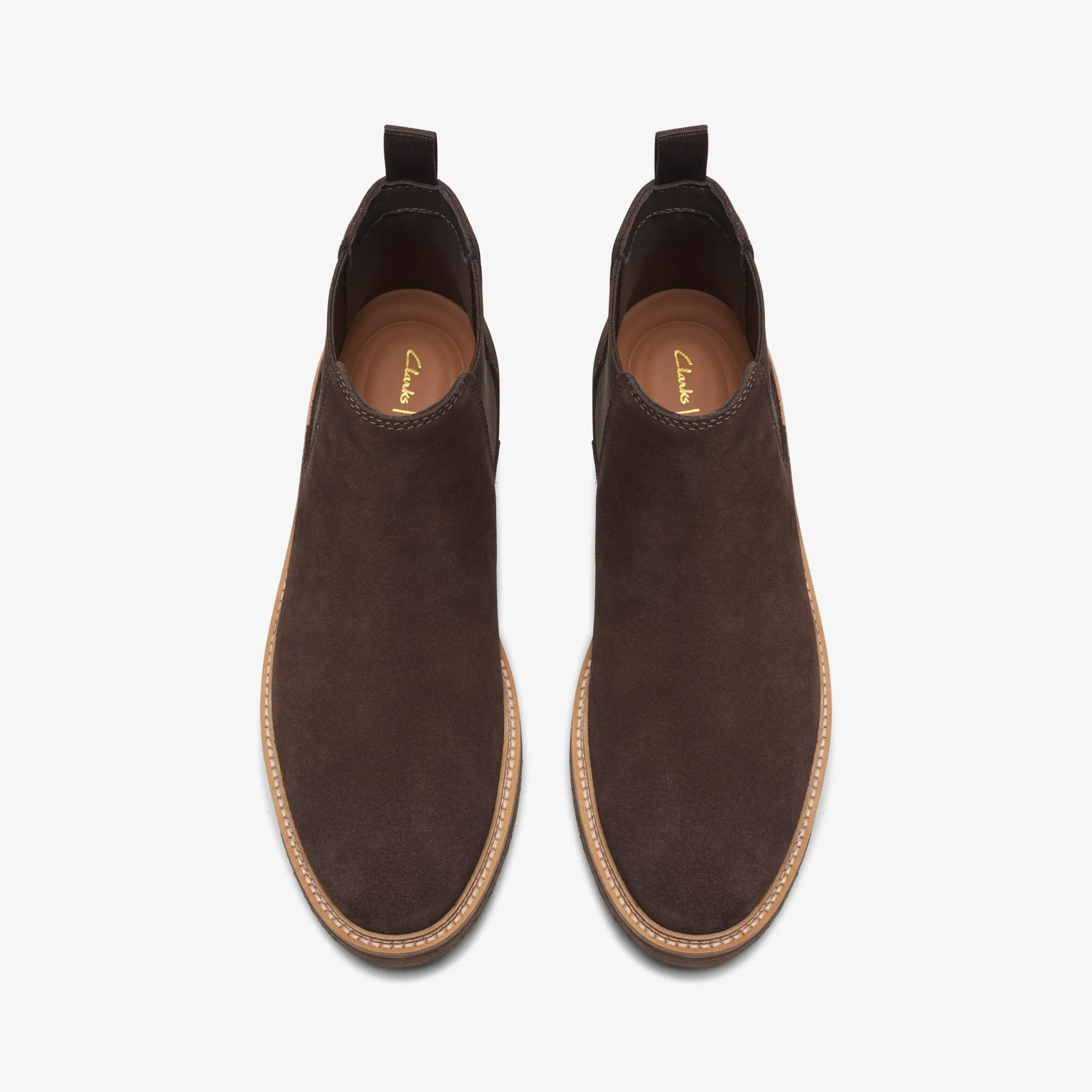 Clarks Clarkdale Easy Dark Brown Suede Flash Sale