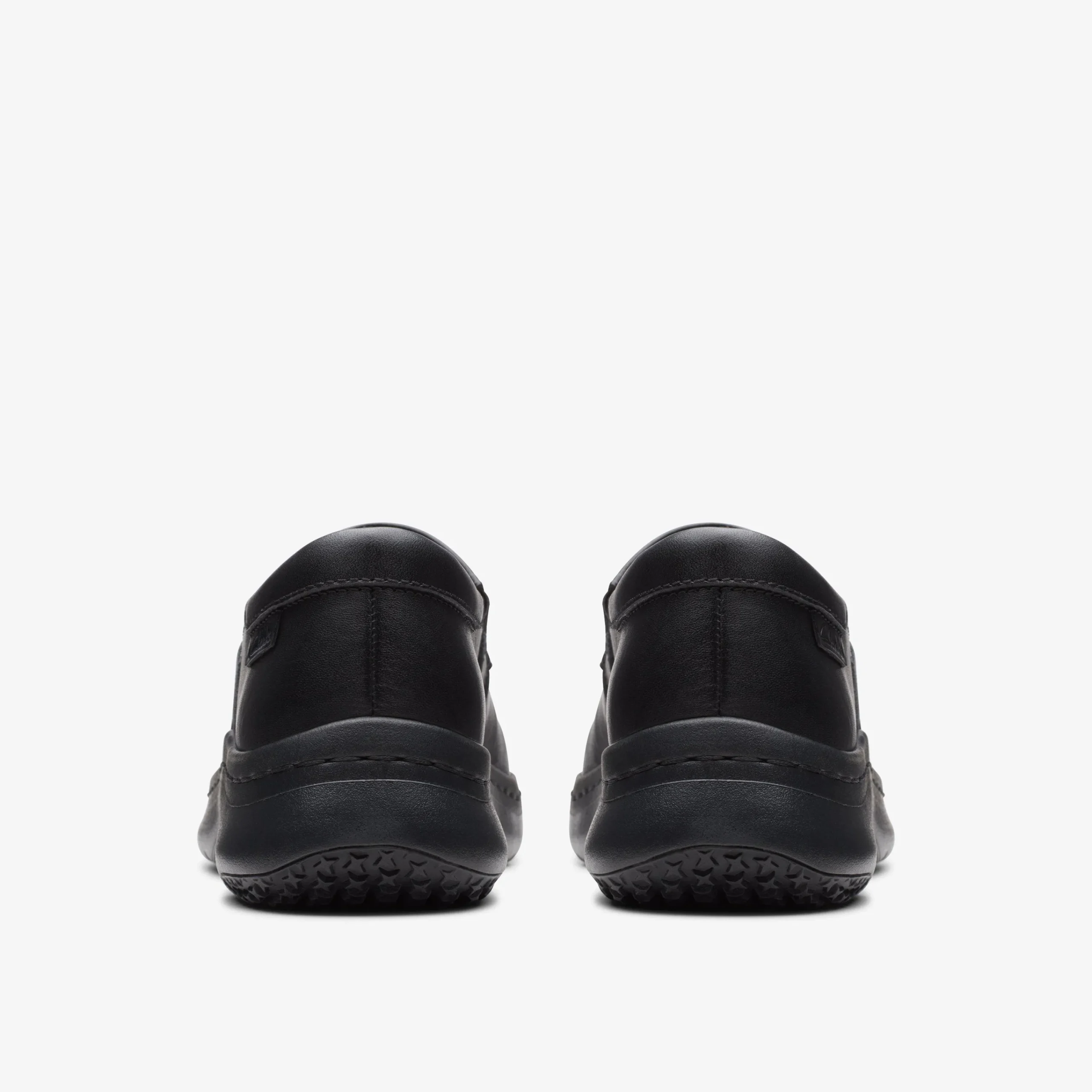 Clarks Pro Gem Black Leather Shop