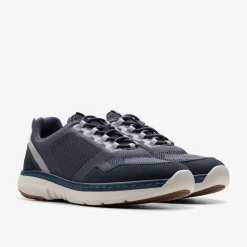 Clarks Pro Knit Navy Combination Cheap
