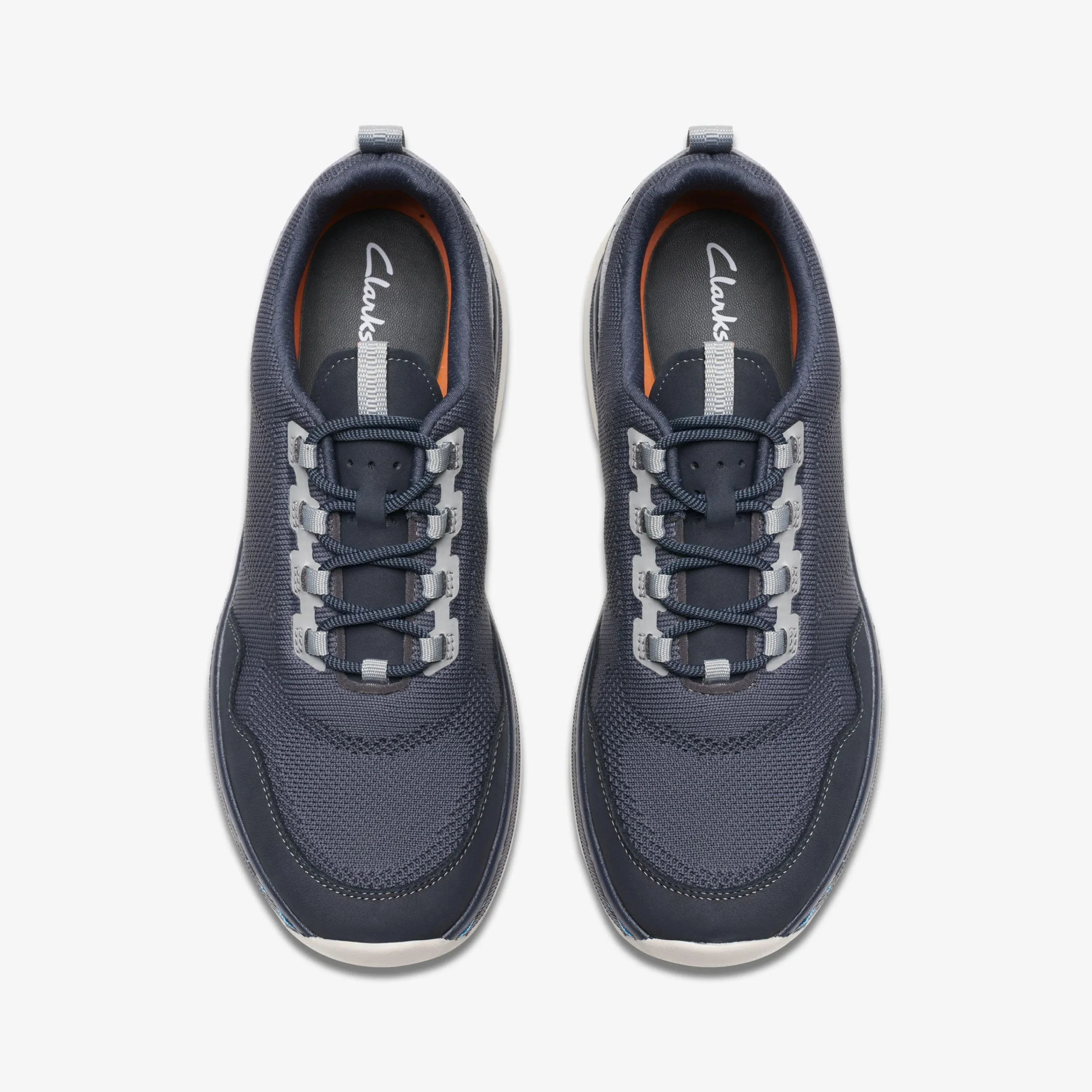 Clarks Pro Knit Navy Combination Cheap