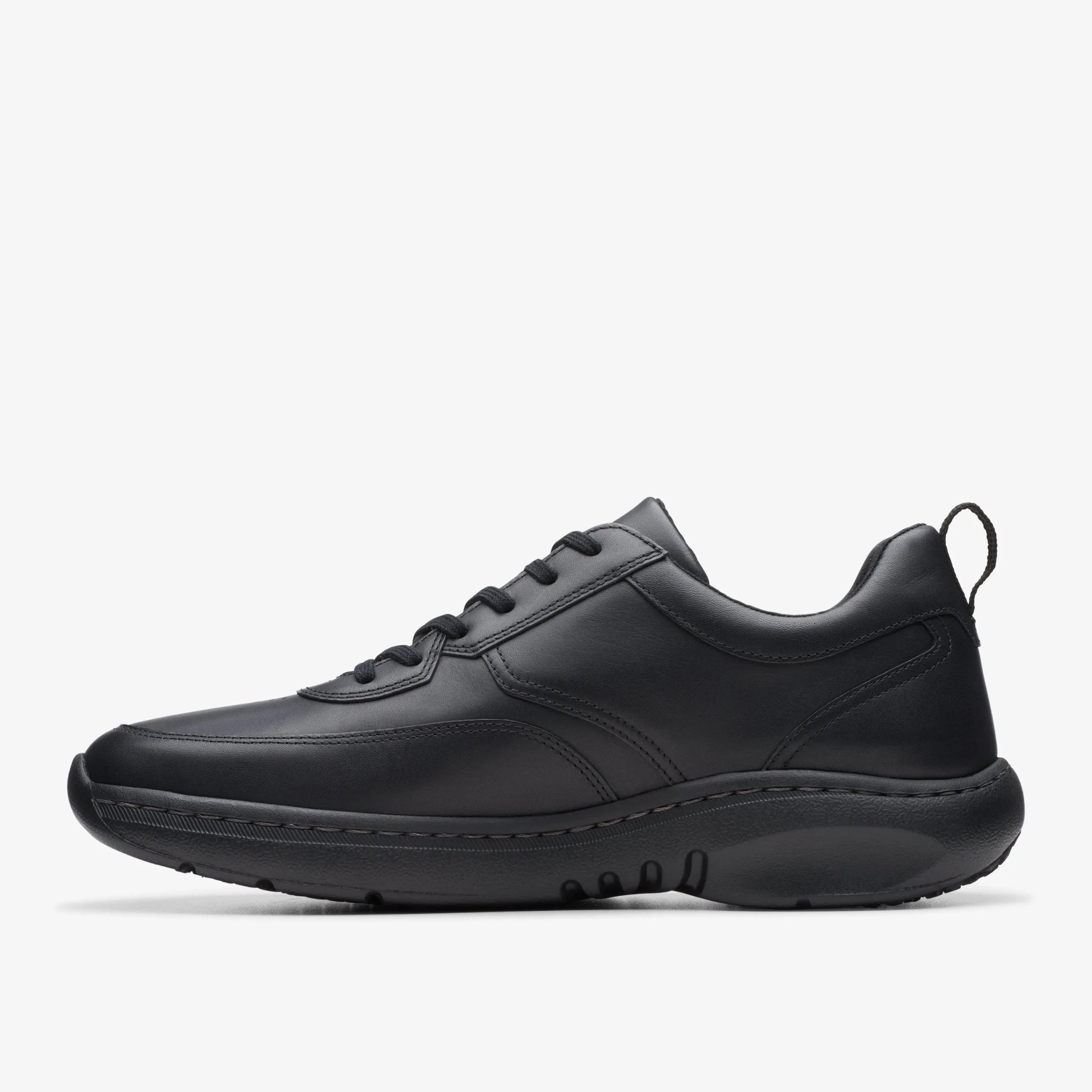 Clarks Pro Lace Black Leather New
