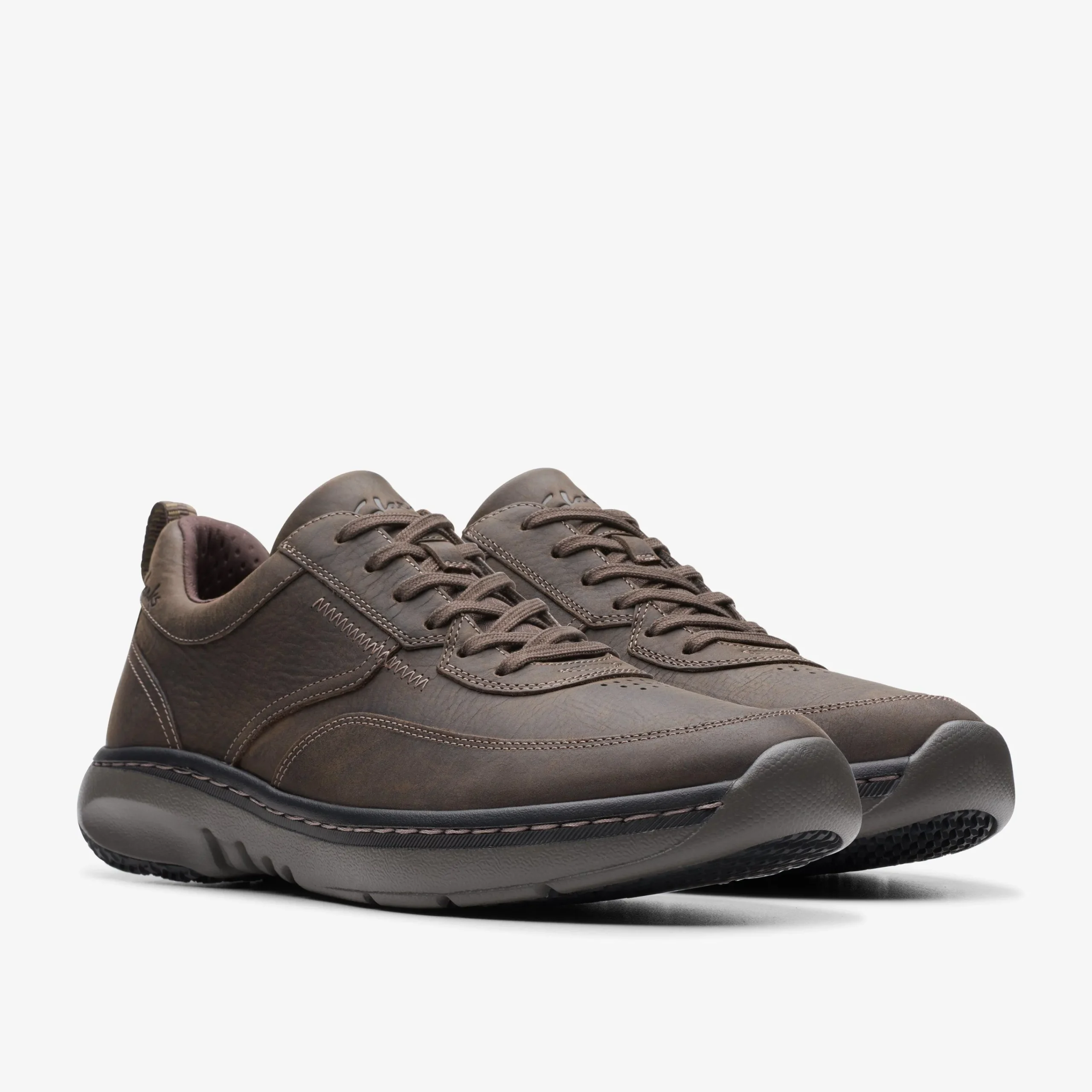 Clarks Pro Lace Dark Brown Tumbled Best Sale