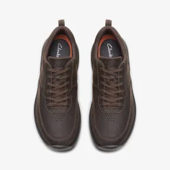 Clarks Pro Lace Dark Brown Tumbled Best Sale