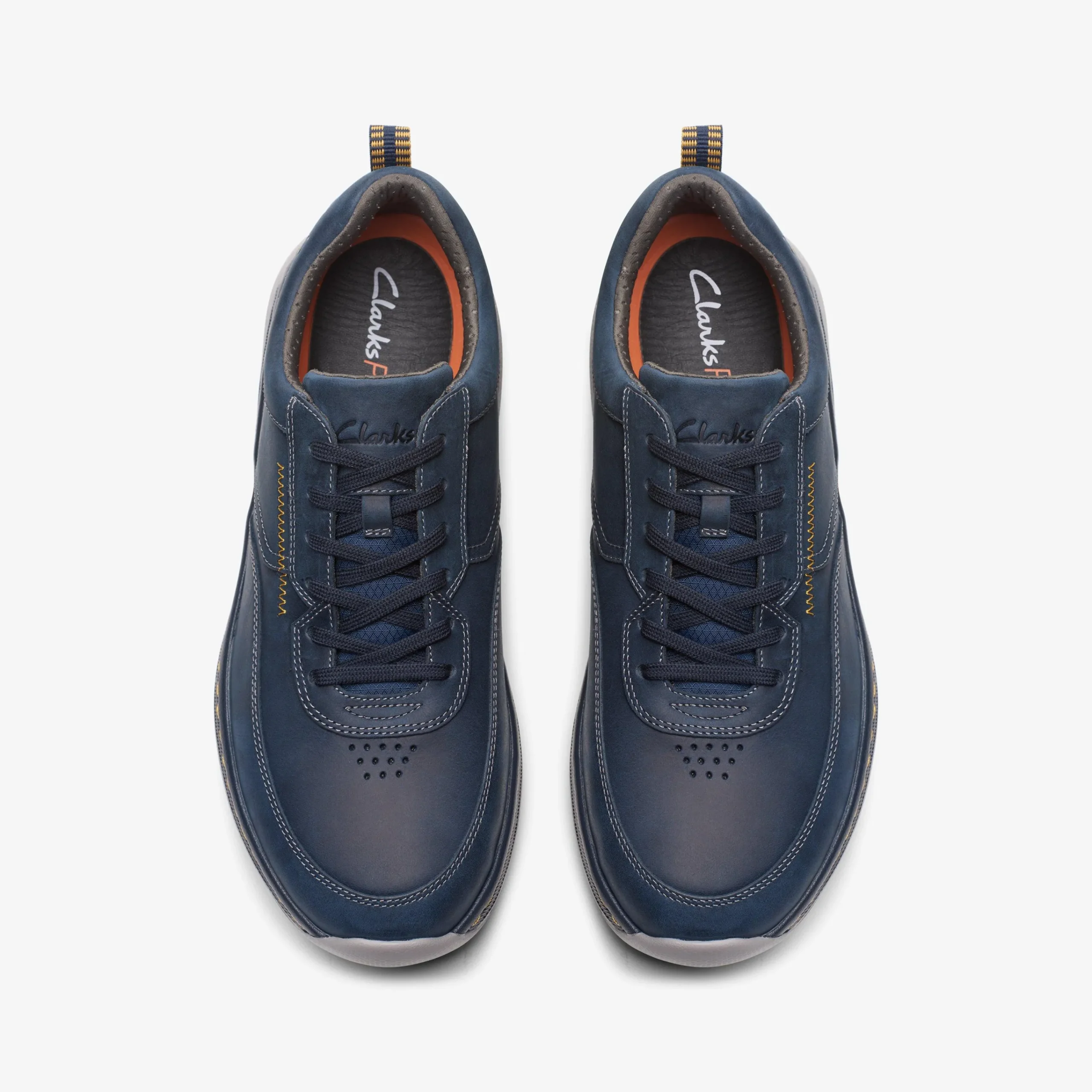 Clarks Pro Lace Navy Leather Fashion