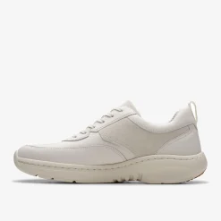 Clarks Pro Lace White Leather Online
