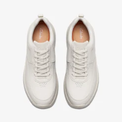 Clarks Pro Lace White Leather Online