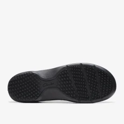 Clarks Pro Sky Black Leather Best Sale