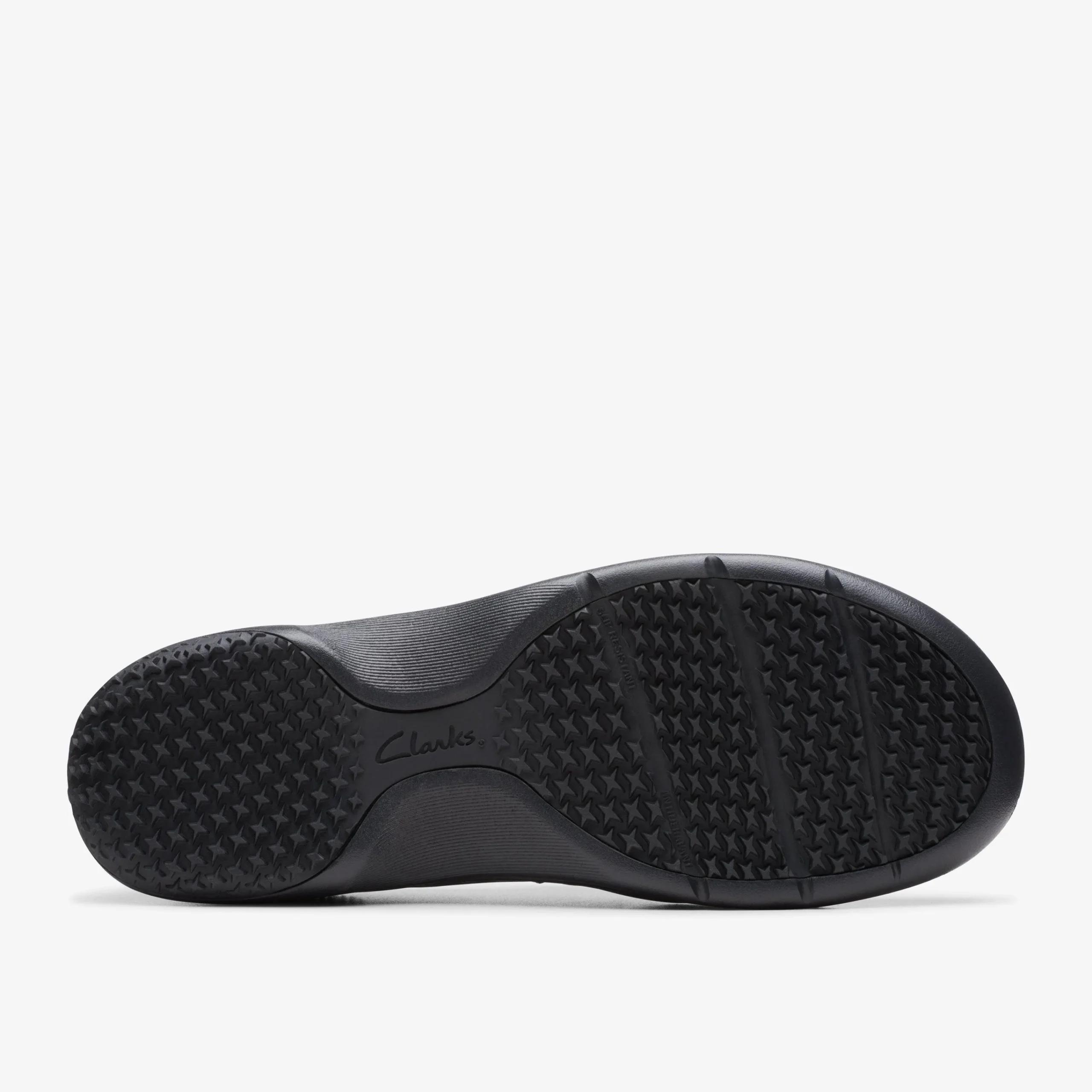 Clarks Pro Sky Black Leather Best Sale
